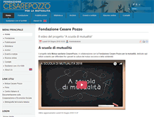 Tablet Screenshot of fondazionepozzo.org